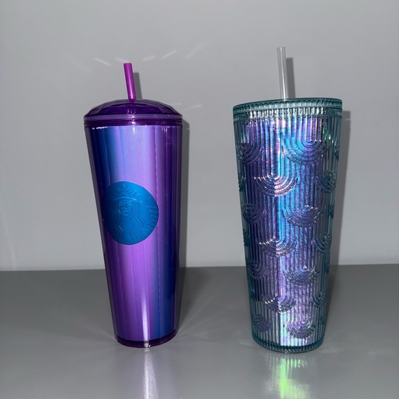 Starbucks Tumblers - Mermaid Iridescent & Purple Dome - Picture 3 of 8